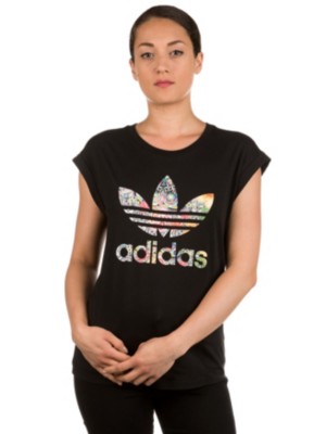 adidas originals t-shirt bf trefoil roll up tee adidas originals t-shirt bf trefoil roll up tee